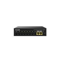 TENDA SG110PC 10 Port 8 Port Poe+ 10/100/1000 Mbps + 2 Port Uplink Switch Çelik Kasa Rack Mount 8+2